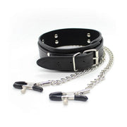 Kiotos - Collar con pinzas para pezones-Erotiekvoordeel.nl