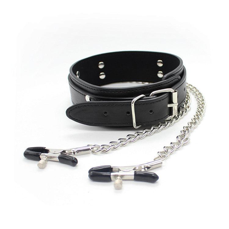 Kiotos - Collar con pinzas para pezones-Erotiekvoordeel.nl