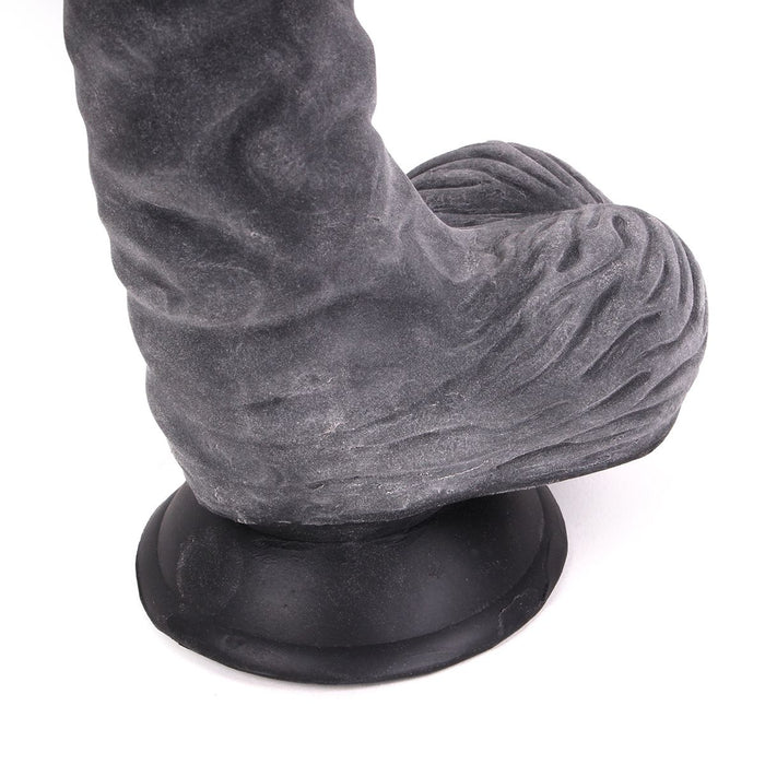 Kiotos Cox - Dildo Met Zuignap die echt aanvoelt 22 x 5 cm - Zwart-Laced-up.nl