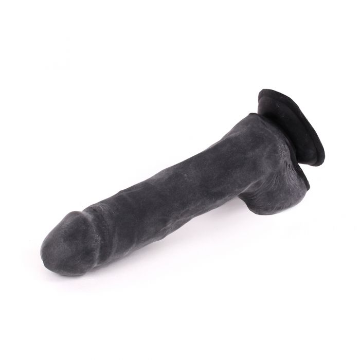 Kiotos Cox - Black Dildo Met Zuignap die echt aanvoelt 22,5 x 5 cm - Zwart-Laced-up.nl