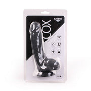 Kiotos Cox - Black Dildo Met Zuignap die echt aanvoelt 22,5 x 5 cm - Zwart-Laced-up.nl