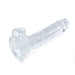 Kiotos Cox Clear - Dildo 01 - Transparante Dildo - Lengte 220 mm - Diameter 45 mm - TPE-Laced-up.nl