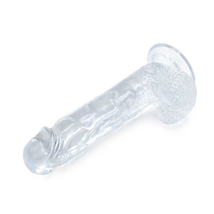 Kiotos Cox Clear - Dildo 01 - Transparante Dildo - Lengte 220 mm - Diameter 45 mm - TPE-Laced-up.nl