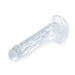 Kiotos Cox Clear - Dildo 01 - Transparante Dildo - Lengte 220 mm - Diameter 45 mm - TPE-Laced-up.nl