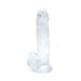 Kiotos Cox Clear - Dildo 01 - Transparante Dildo - Lengte 220 mm - Diameter 45 mm - TPE-Laced-up.nl
