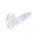 Kiotos Cox Clear - Dildo 02 - Transparante Dildo - Lengte 155 mm - Diameter 35 mm-Laced-up.nl