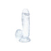 Kiotos Cox Clear - Dildo 02 - Transparante Dildo - Lengte 155 mm - Diameter 35 mm-Laced-up.nl