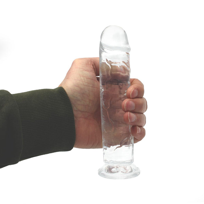 Kiotos Cox Clear - Dildo 03 - Transparante Dildo - Lengte 190 mm - Diameter 40 mm - TPE-Laced-up.nl