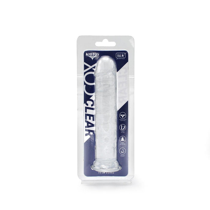 Kiotos Cox Clear - Dildo 06 - Transparante Dildo Met Zuignap - Lengte 160 mm - Diameter 30 mm-Laced-up.nl