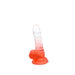 Kiotos Cox Color - Gekleurde Dildo 01 - 15,5 x 3 cm - Transparant/Rood-Laced-up.nl