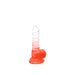 Kiotos Cox Color - Gekleurde Dildo 01 - 15,5 x 3 cm - Transparant/Rood-Laced-up.nl