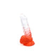 Kiotos Cox Color - Gekleurde Dildo 02 - 18,5 x 4 cm - Transparant/Rood-Laced-up.nl