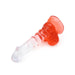 Kiotos Cox Color - Gekleurde Dildo 02 - 18,5 x 4 cm - Transparant/Rood-Laced-up.nl