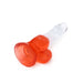 Kiotos Cox Color - Gekleurde Dildo 02 - 18,5 x 4 cm - Transparant/Rood-Laced-up.nl