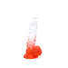 Kiotos Cox Color - Gekleurde Dildo 02 - 18,5 x 4 cm - Transparant/Rood-Laced-up.nl
