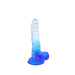 Kiotos Cox Color - Gekleurde Dildo 03 - 17,5 x 3,2 cm - Transparant/Blauw-Laced-up.nl