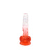 Kiotos Cox Color - Gekleurde Dildo 03 - 17,5 x 3,2 cm - Transparant/Rood-Laced-up.nl