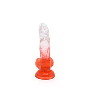 Kiotos Cox Color - Gekleurde Dildo 03 - 17,5 x 3,2 cm - Transparant/Rood-Laced-up.nl