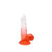 Kiotos Cox Color - Gekleurde Dildo 03 - 17,5 x 3,2 cm - Transparant/Rood-Laced-up.nl