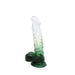 Kiotos Cox Color - Gekleurde Dildo 04 - 22,5 x 4 cm - Transparant/Groen-Laced-up.nl