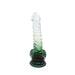 Kiotos Cox Color - Gekleurde Dildo 04 - 22,5 x 4 cm - Transparant/Groen-Laced-up.nl