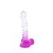 Kiotos Cox Color - Gekleurde Dildo 04 - 22,5 x 4 cm - Transparant/Paars-Laced-up.nl