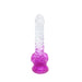 Kiotos Cox Color - Gekleurde Dildo 04 - 22,5 x 4 cm - Transparant/Paars-Laced-up.nl