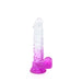 Kiotos Cox Color - Gekleurde Dildo 04 - 22,5 x 4 cm - Transparant/Paars-Laced-up.nl