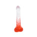 Kiotos Cox Color - Gekleurde Dildo 04 - 22,5 x 4 cm - Transparant/Rood-Laced-up.nl