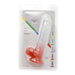 Kiotos Cox Color - Gekleurde Dildo 06 - 22,5 x 4,2 cm - Transparant/Rood-Laced-up.nl