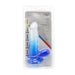 Kiotos Cox Color - Gekleurde Dildo 07 - 18 x 4 cm - Transparant/Blauw-Laced-up.nl