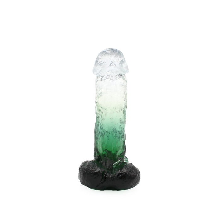 Kiotos Cox Color - Gekleurde Dildo 07 - 18 x 4 cm - Transparant/Groen-Laced-up.nl