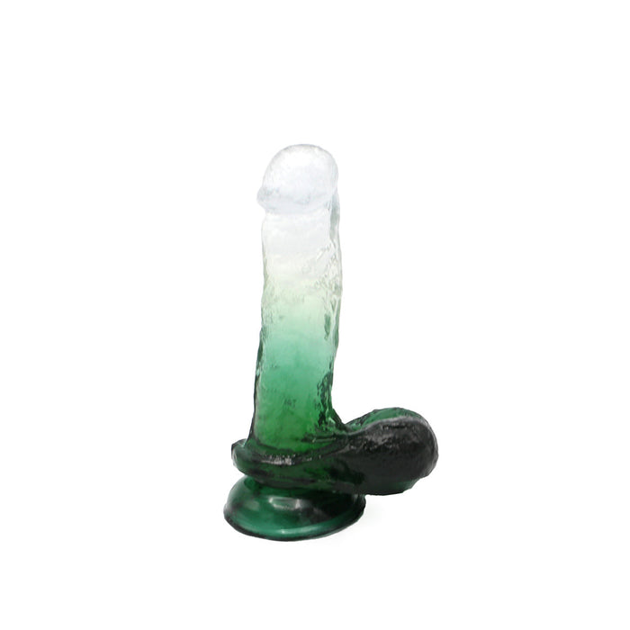 Kiotos Cox Color - Gekleurde Dildo 07 - 18 x 4 cm - Transparant/Groen-Laced-up.nl