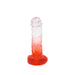 Kiotos Cox Color - Gekleurde Dildo 07 - 18 x 4 cm - Transparant/Rood-Laced-up.nl
