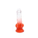 Kiotos Cox Color - Gekleurde Dildo 07 - 18 x 4 cm - Transparant/Rood-Laced-up.nl