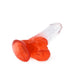 Kiotos Cox Color - Gekleurde Dildo 07 - 18 x 4 cm - Transparant/Rood-Laced-up.nl