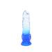 Kiotos Cox Color - Gekleurde Dildo 08 - 18,5 x 4 cm - Transparant/Blauw-Laced-up.nl