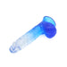 Kiotos Cox Color - Gekleurde Dildo 08 - 18,5 x 4 cm - Transparant/Blauw-Laced-up.nl