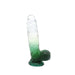 Kiotos Cox Color - Gekleurde Dildo 08 - 18,5 x 4 cm - Transparant/Groen-Laced-up.nl