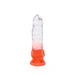 Kiotos Cox Color - Gekleurde Dildo 08 - 18,5 x 4 cm - Transparant/Rood-Laced-up.nl