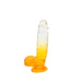 Kiotos Cox Color - Gekleurde Dildo 09 - 21,5 x 4,3 cm - Transparant/Geel-Laced-up.nl