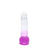 Kiotos Cox Color - Gekleurde Dildo 09 - 21,5 x 4,3 cm - Transparant/Paars-Laced-up.nl