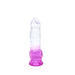 Kiotos Cox Color - Gekleurde Dildo 09 - 21,5 x 4,3 cm - Transparant/Paars-Laced-up.nl