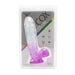 Kiotos Cox Color - Gekleurde Dildo 09 - 21,5 x 4,3 cm - Transparant/Paars-Laced-up.nl