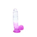 Kiotos Cox Color - Gekleurde Dildo 09 - 21,5 x 4,3 cm - Transparant/Paars-Laced-up.nl