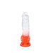 Kiotos Cox Color - Gekleurde Dildo 09 - 21,5 x 4,3 cm - Transparant/Rood-Laced-up.nl