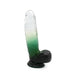 Kiotos Cox Color - Gekleurde Dildo 10 - 25 x 5,5 cm - Transparant/Groen-Laced-up.nl
