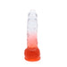 Kiotos Cox Color - Gekleurde Dildo 10 - 25 x 5,5 cm - Transparant/Rood-Laced-up.nl