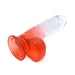 Kiotos Cox Color - Gekleurde Dildo 10 - 25 x 5,5 cm - Transparant/Rood-Laced-up.nl