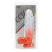 Kiotos Cox Color - Gekleurde Dildo 10 - 25 x 5,5 cm - Transparant/Rood-Laced-up.nl